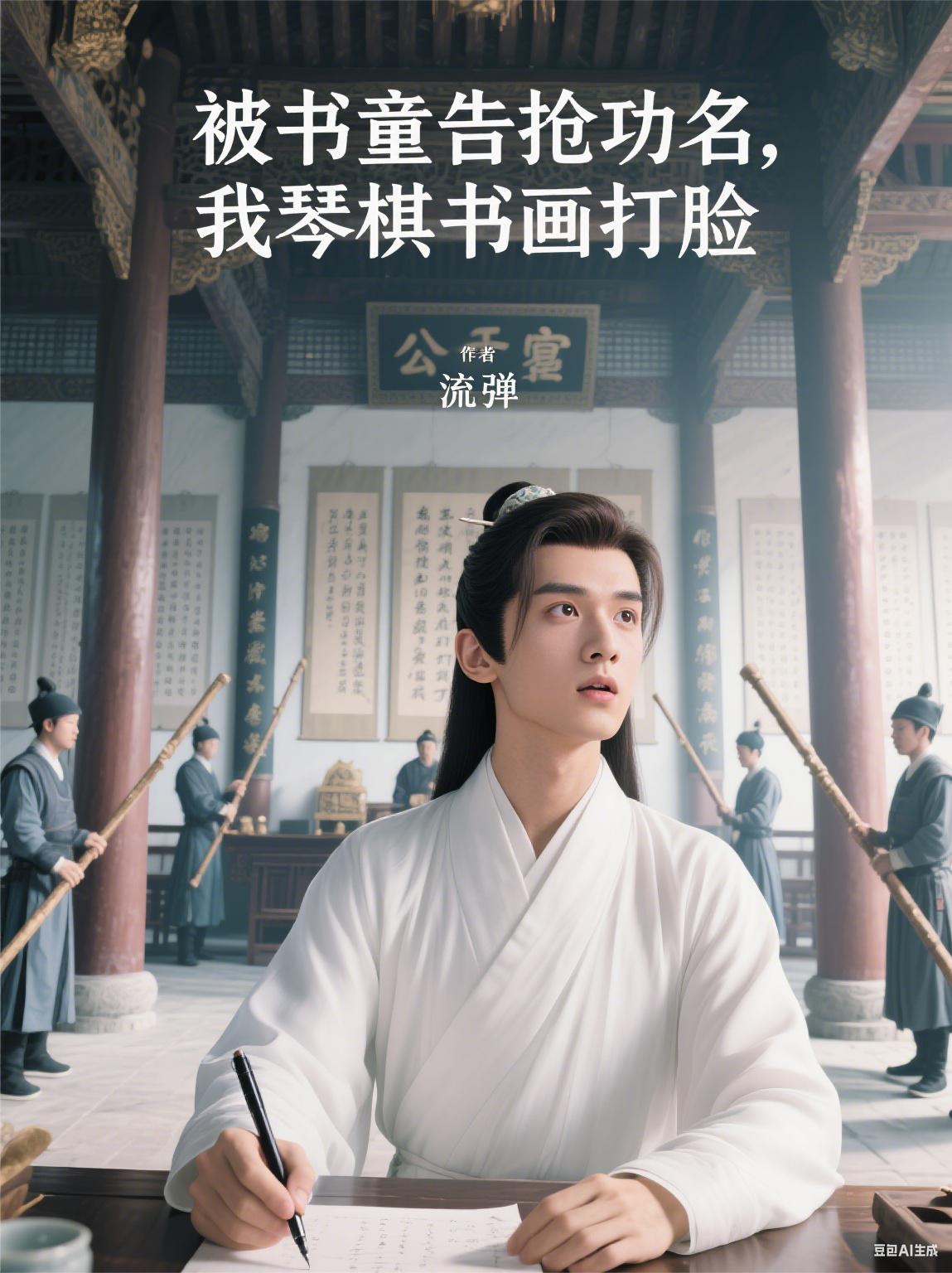 被书童告抢功名我琴棋书画打脸